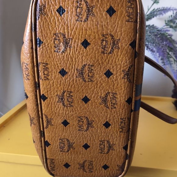 MCM Brown and Blue Women's Tote Bag - Picture 9 of 11